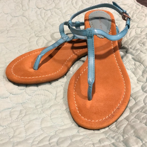 Lands' End Shoes Lands End Turquoise Sandal Poshmark